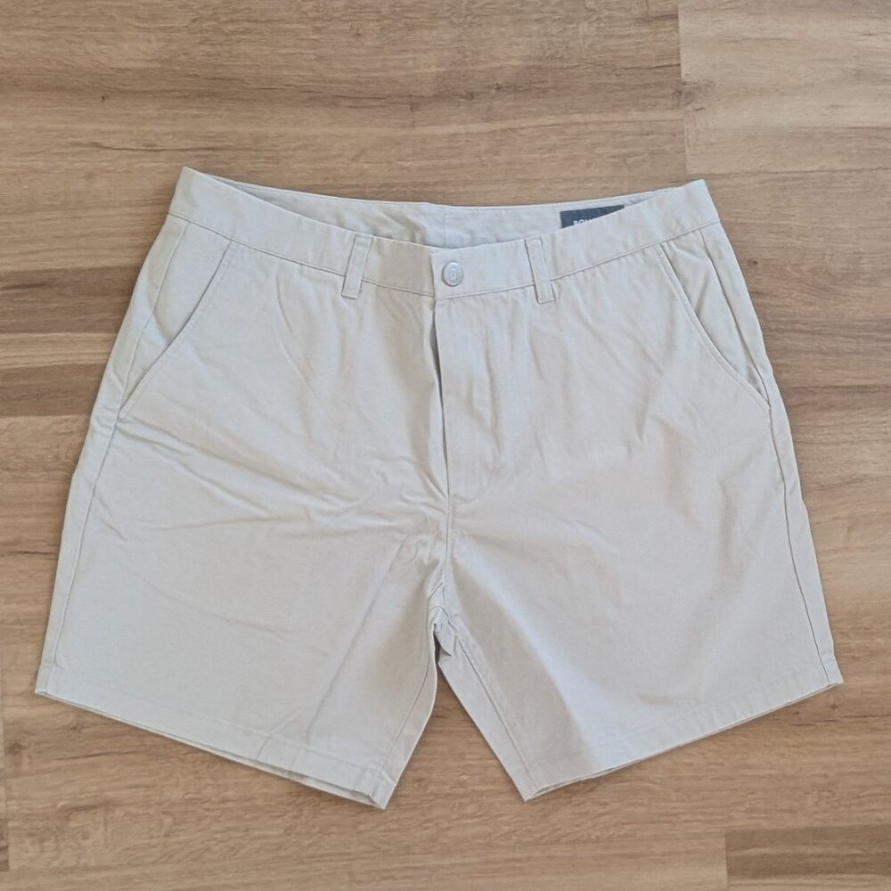 New Bonobos Washed Chino Shorts Cashew 38" waist | 7" inseam